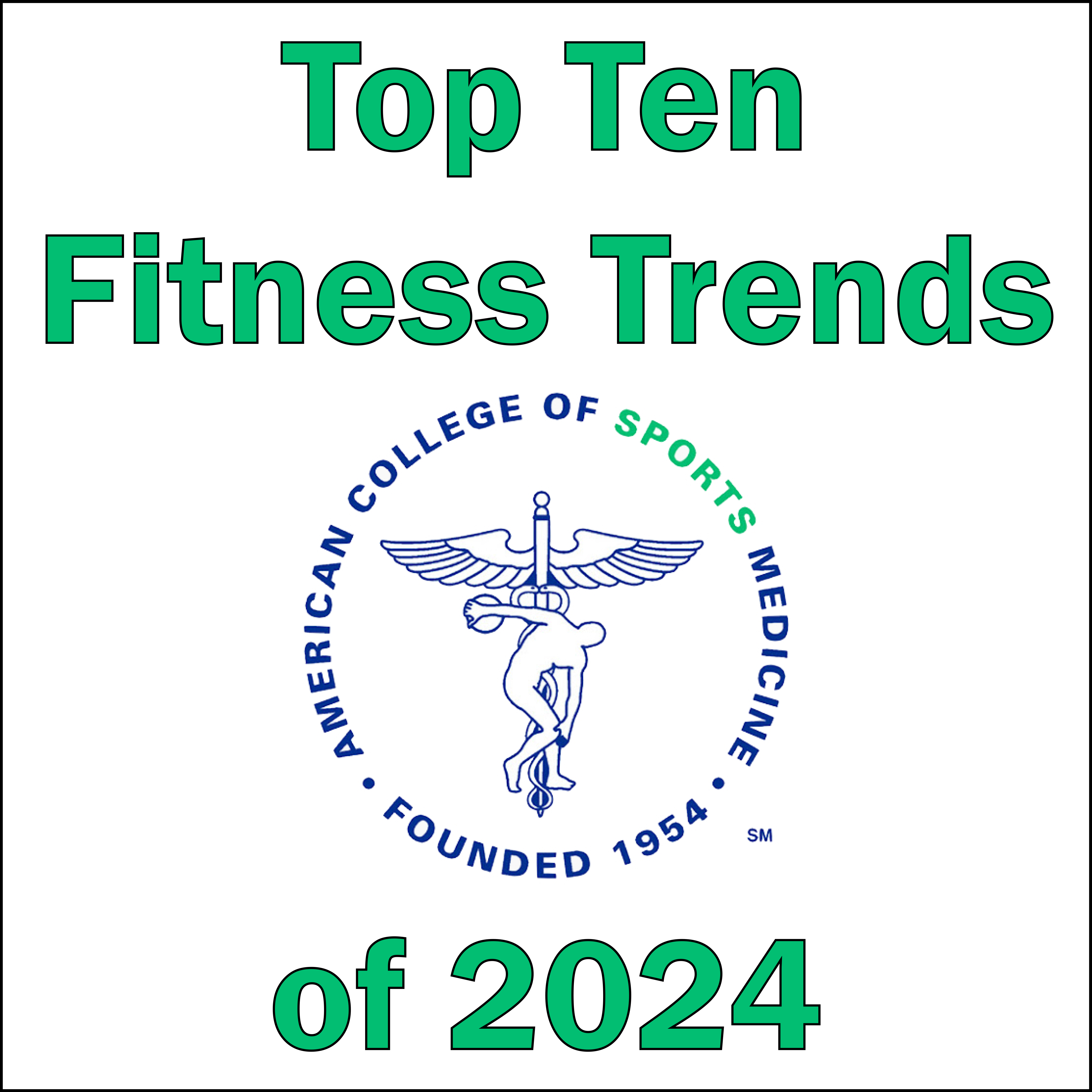 Top 10 Fitness Trends for 2024 ACSM Tyger Mat