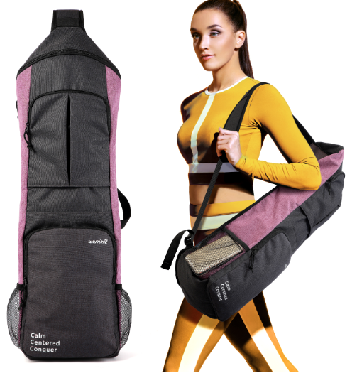 Best yoga mat bag for carrying the Tyger Mat, TRX Suspension Trainer, and elastic bands. Great discount. 